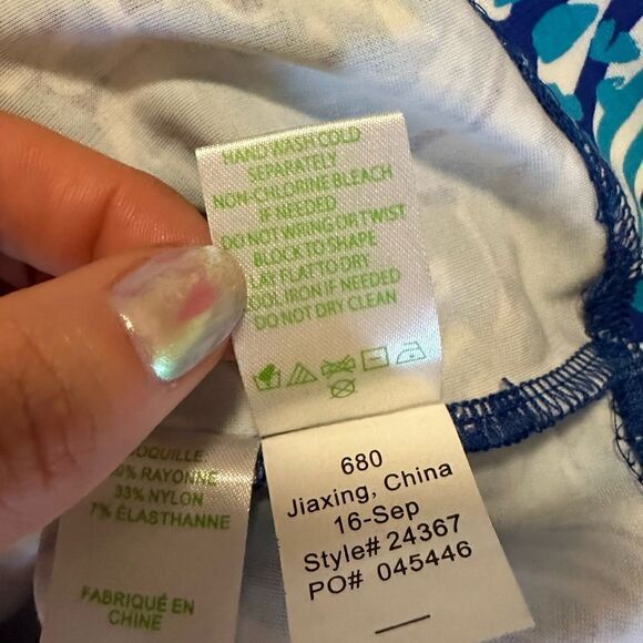 Lilly Pulitzer Tiana Dress in Brilliant Blue Moon Jellies Print Size Small - Picture 16 of 17